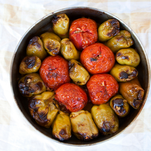 Gluten free greek stuffed vegetables