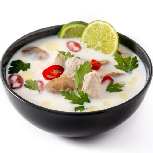 Gluten free thai food tom kha soup