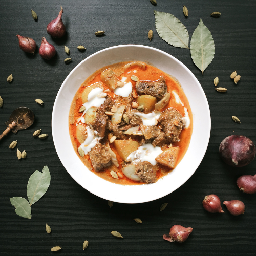 Gluten free thai food massaman curry